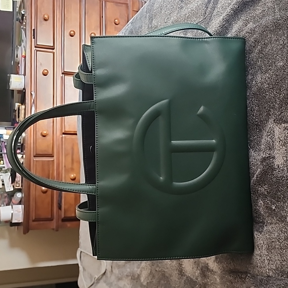 Forest Green Medium Telfar Shopper